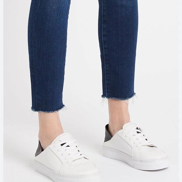 MOTHER High Waisted Looker Ankle Fray Jeans Size 25 - Picture 10 of 14
